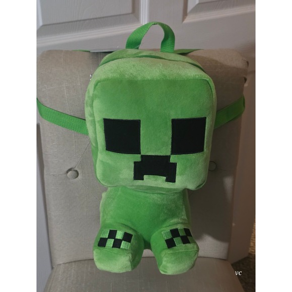 Other - Official Minecraft Creeper Plush Backpack - Brand New with Tags